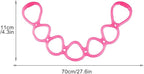 7 Ring Stretch Resistance Exercise Band, Workout Bands Yoga Stretching for Home Fitness, Foot, Leg and Arm Exerciser Stretch Band, Center Workout Walking Exercise