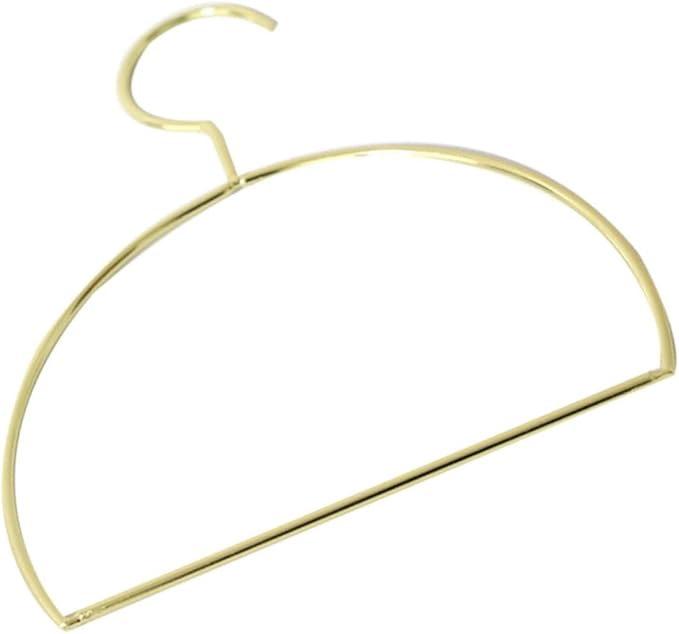 Amosfun 3pcs Space-Saving Semicircular Metal Scarf Hanger Rack for Closet Tie Hanger Scarf Towel Belt Rack Large Organizers