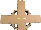Cross with Thorn Crown and Nails, Wall Hanging Decoration, Religious Gift, 13 1/2 Inch