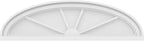 Ekena Millwork 32"W x 9"H x 2"P Elliptical 4 Spoke Architectural Grade PVC Pediment