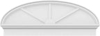 48" W x 18-7/8"H x 2-3/4"P Elliptical 3 Spoke Architectural Grade PVC Combination Pediment