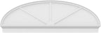 76" W x 25-7/8"H x 2-3/4"P Elliptical 3 Spoke Architectural Grade PVC Combination Pediment