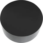 Round Display Pedestal Stand, Event Decor Display Plinth Stands, Bridal Shop Cylinder Plinth Raiser Table, Party Event Decor Circle Pedestal Stand for Boutiques Model Air Conditioner Heightening (Black, 19.7*7.9in)