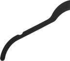 Amazon Basics Slim, Velvet, Non-Slip Shirt Clothes Hangers, Pack of 100, Black