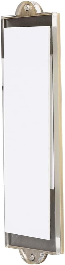 BRTAGG Mezuzah Case with Double Sided Tape, 5.5" Tall, English & Hebrew Scripture, Bronze, Easy Peel and Stick Mezuzah Cover Jewish Gifts (for 4 Inches Scroll)