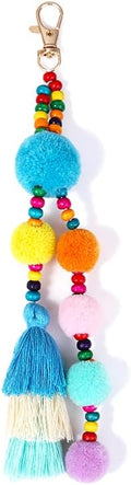 6Pcs Handcrafted Decorative Tassels for DIY Craft Home Décor Handmade Tassels Blue