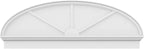 64" W x 22-7/8"H x 2-3/4"P Elliptical 3 Spoke Architectural Grade PVC Combination Pediment