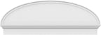 54" W x 20-3/8"H x 2-3/4"P Elliptical Smooth Architectural Grade PVC Combination Pediment