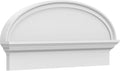 32" W x 14-7/8"H x 2-3/4"P Elliptical Smooth Architectural Grade PVC Combination Pediment