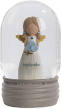 Birthstone Angel Snowglobe - September