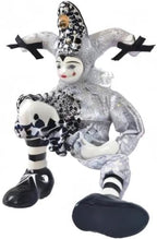 Maxyoung 14 Inch Porcelain Clown Doll Vintage Dolls Figurine, Collectible Figure, Hand Painted Toy, Christmas Halloween Birthday Gift, Twisted Body
