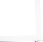 Scarf Organizer, Metal Hijab Organizer, 10 Tier Scarf Holder Hanger for Multiple Scarves, Freestanding Hijab Stand Belt Pants Hanging Rack for Home, Commercial, Clothing Store (White, 80cm)
