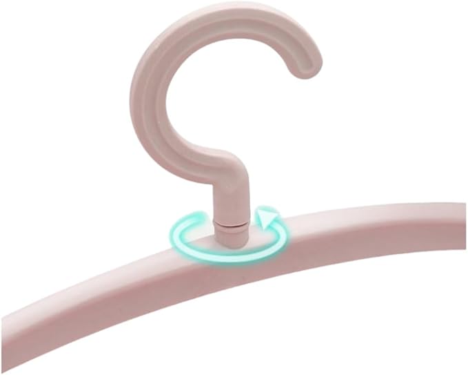 10 Pack Heavy Duty Coat Hangers 25lb Load Capacity Swivel Suit Clothes Wide Shoulder Jacket Thick Large Non Slip Hangers Pink