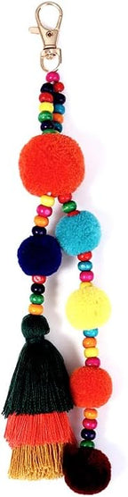 6Pcs Handcrafted Decorative Tassels for DIY Craft Home Décor Handmade Tassels Orange