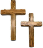 Olive Wood Wall Cross from Bethlehem, Wall Hanging Wooden Cross, confirmation cross gift, Baptism Gifts, Holy Wall cross, Hand Made religious décor Cross From the Holy Land (Medium Cross 6.2" x 4.2")