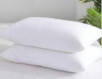 MoonRest® 20x26 Inch Down Alternative Bed Sleeping Pillows - Hotel Quality%100 Cotton Cover Comfort and Support - Hypoallergenic - Standard - 20x26 Inch
