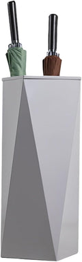 MELPHI Umbrella Stand Modern Large-Capacity, Easy Draining Rectangular Metal Umbrella Rack Holder, Umbrella Shelf Organizer for Long and Short Umbrella (Color : Gray)