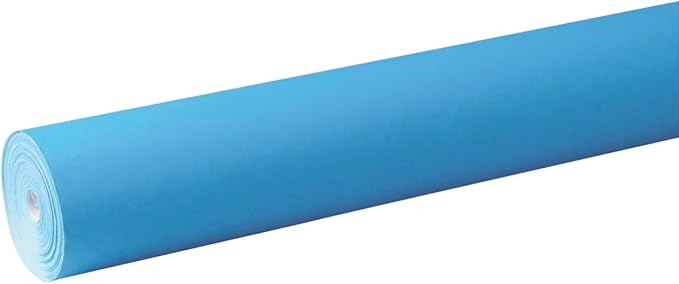 Fadeless Bulletin Board Paper, Fade-Resistant Paper for Classroom Decor, 48” x 200’, Brite Blue, 1 Roll