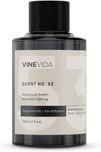 VINEVIDA [4 Fl Oz] Mountain Spring Fragrance Oil for Cold Air Diffusers, Essential Oils for Diffuser Oil Refill & Air Freshener Room Spray