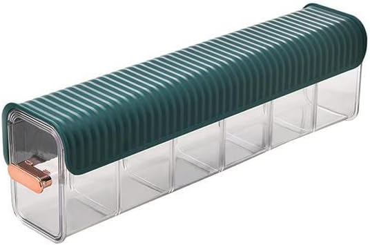Socks Underwear Wall Mount Drawer Organizer, Switchable 6 Cell Drawer Acrylic Organizers Self-Adhesive Anti Dust Storage Boxes for Clothes Socks Lingerie Underwear Ties (Alpine Green)