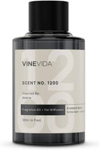VINEVIDA [4 Fl Oz] Scent NO. 1200 Fragrance Oil for Cold Air Diffusers, Aromatic Notes of Aniseed, Incense, Balm, Patchouli & Cistus Essential Oils for Diffuser Oil Refill & Air Freshener Spray
