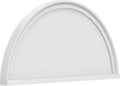 32"W x 16"H x 2"P Half Round Smooth Architectural Grade PVC Pediment