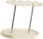 Free Standing Umbrella Holder for Storage, Crutches Stand Can Hold 8 with 12 Hook,for Hallway Balcony Dining Room