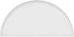 62"W x 31"H x 2"P Half Round Smooth Architectural Grade PVC Pediment