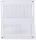 Displays2go Acrylic Literature Holder Wall Mount, 4/8.5" w, 4-8 Pockets - Clear (2RP4CLR)