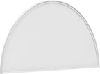 80"W x 40"H x 2"P Half Round Smooth Architectural Grade PVC Pediment