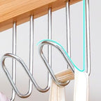 Belt Hangers for Men - 2 Pack Belt Organizer for Closet with 16 Metal Hooks Bra Organizer for Closet - Non-Slip Belt Holder for Closet Space Saving Belt Holder Belt Rack for Closet Brown
