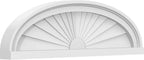 26" W x 7-1/2"H x 2" P Elliptical Sunburst Architectural Grade PVC Pediment