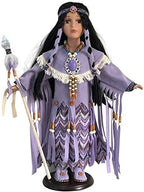KINNEX COLLECTIONS SINCE 1997 16" Collectible Native American Indian Porcelain Doll (MANIK) D16753