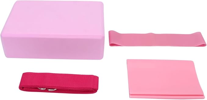 Totority Yoga Gear Yoga Supplies Straps Blocks Latex Towel Stretch Band Resistance Ring for Stretching