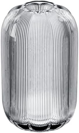 Villeroy & Boch Fleur Vase, 11 in, Clear, Dishwasher Safe, Mouth-Blown and Handmade Glass Vase