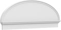 64" W x 22-7/8"H x 2-3/4"P Elliptical Smooth Architectural Grade PVC Combination Pediment