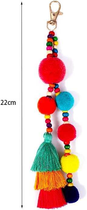 6Pcs Handcrafted Decorative Tassels for DIY Craft Home Décor Handmade Tassels Pink