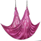 Aerial Yoga Hammock Aerial Pilates Silk Yoga Swing Set Inversion Equipment include daisy Chain, Pose Guide 5.5 yards