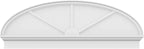 62" W x 22-3/8"H x 2-3/4"P Elliptical 3 Spoke Architectural Grade PVC Combination Pediment