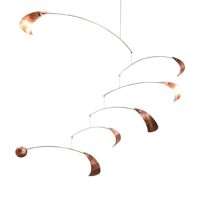 Copper Feather Modern Mobile, 28" x 30", American Made