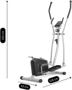 Weslo Momentum G 4.1 Rear-Drive Elliptical Machines with Inertia-Enhanced Flywheel, Black