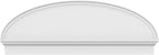 60" W x 21-7/8"H x 2-3/4"P Elliptical Smooth Architectural Grade PVC Combination Pediment