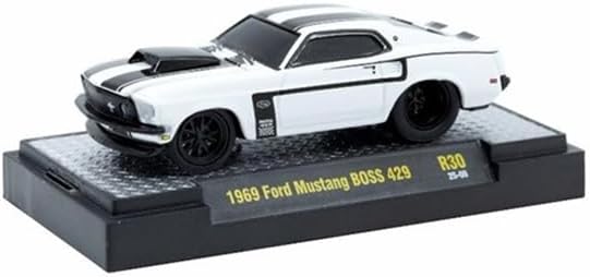 M2 Machines 82161-R30 24-09 – 1:64 Scale – Diecast Model Car – Limited Edition Ground Pounders – 1969 Mustang BOSS 429