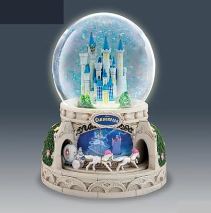 Disney Cinderella Glitter Globe with Lights, Motion & Music