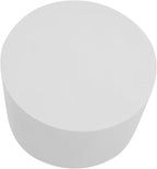 Round Display Pedestal Stand, Event Decor Display Plinth Stands, Bridal Shop Cylinder Plinth Raiser Table, Party Event Decor Circle Pedestal Stand for Boutiques Model Air Conditioner Heightening (White, 19.7*11.8in)
