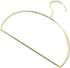 Amosfun 3pcs Space-Saving Semicircular Metal Scarf Hanger Rack for Closet Tie Hanger Scarf Towel Belt Rack Large Organizers