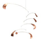 Copper Feather Modern Mobile, 28" x 30", American Made
