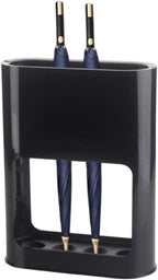 Umbrella Stand Entryway Umbrella Holder Umbrella with Removable Drip Tray Black, Umbrella Organizer