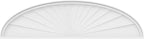 62" W x 16-1/2"H x 2" P Elliptical Sunburst Architectural Grade PVC Pediment