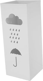 Zerodeko Umbrella Stand Holder: Iron Umbrella Bucket Freestanding Umbrella Rack Barrel Canes Walking Sticks Golf Clubs Organizer for Entryway Porch Indoor